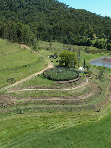 Mandala garden, food forest, permaculture design | old doors new ways