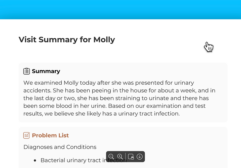 Discharge summaries