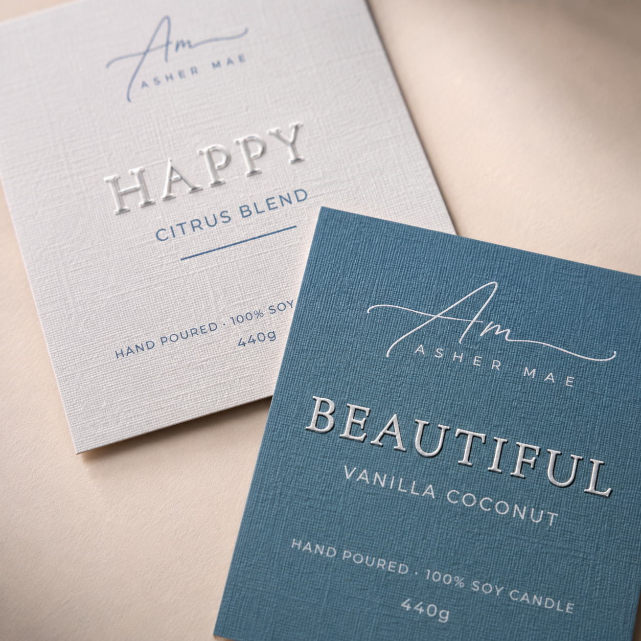 CUSTOM EMBOSSED PAPER LABELS – A4 SHEET