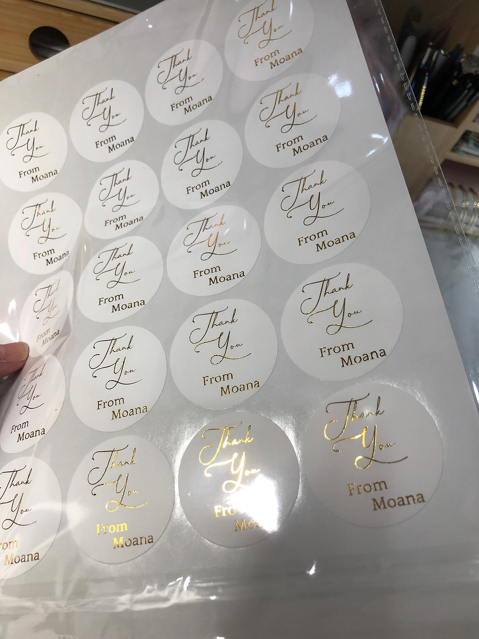 Thumbnail: Foil  Decals per sheet