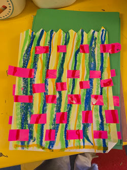3rd Grade Snake Paper Weaving