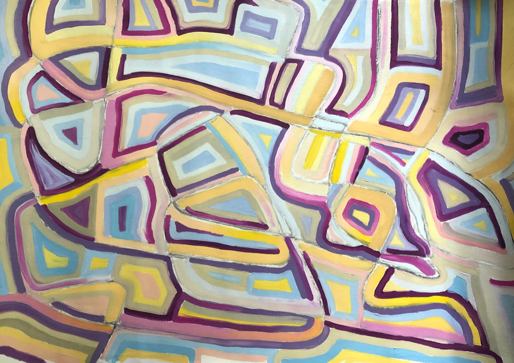 Charley-Lois Untitled 2021, Oil paint on gessoed paper, 83x60cm, AVAILABLE..jpeg