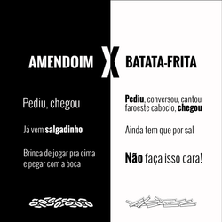 Amendoim x Batata