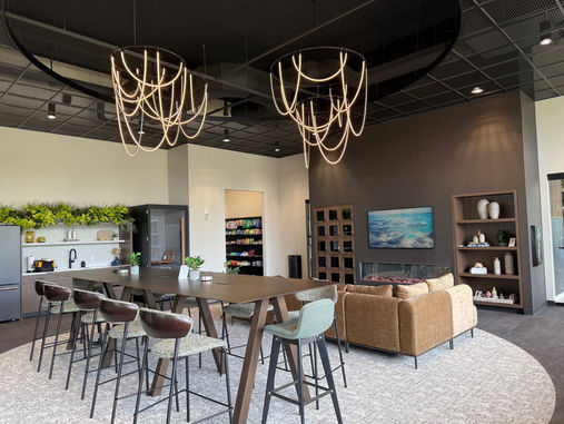a newly renovated shared space for tenants