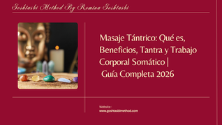 Sesión de masaje tántrico enfocada en la relajación, la conciencia corporal y el bienestar integral.