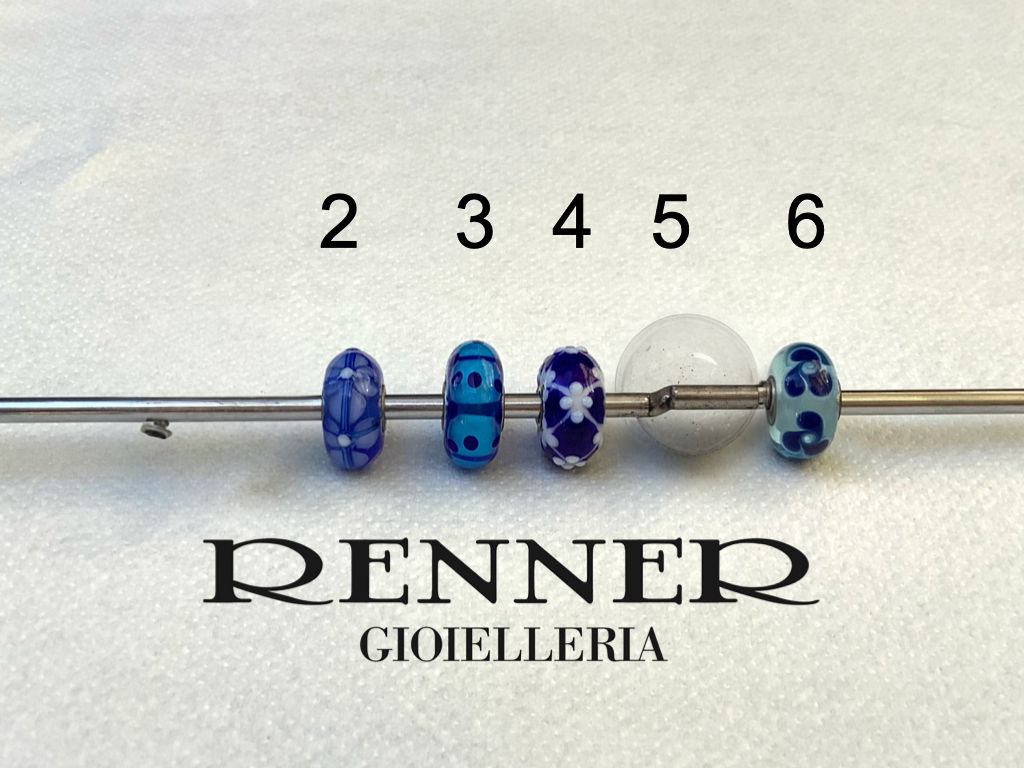 Trollbeads Unici toni BLU
