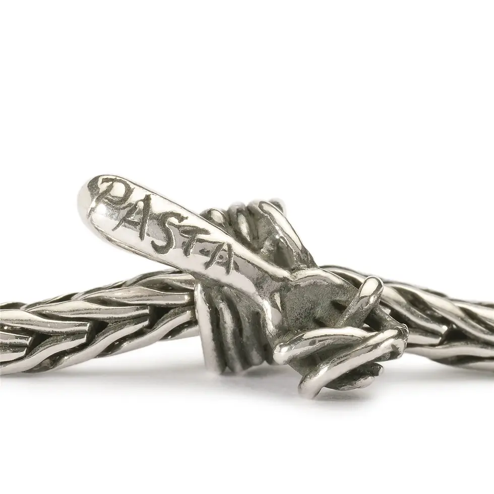 Miniatura: TROLLBEADS Spaghetti in Argento TAGBE-10009 World Tour Italia