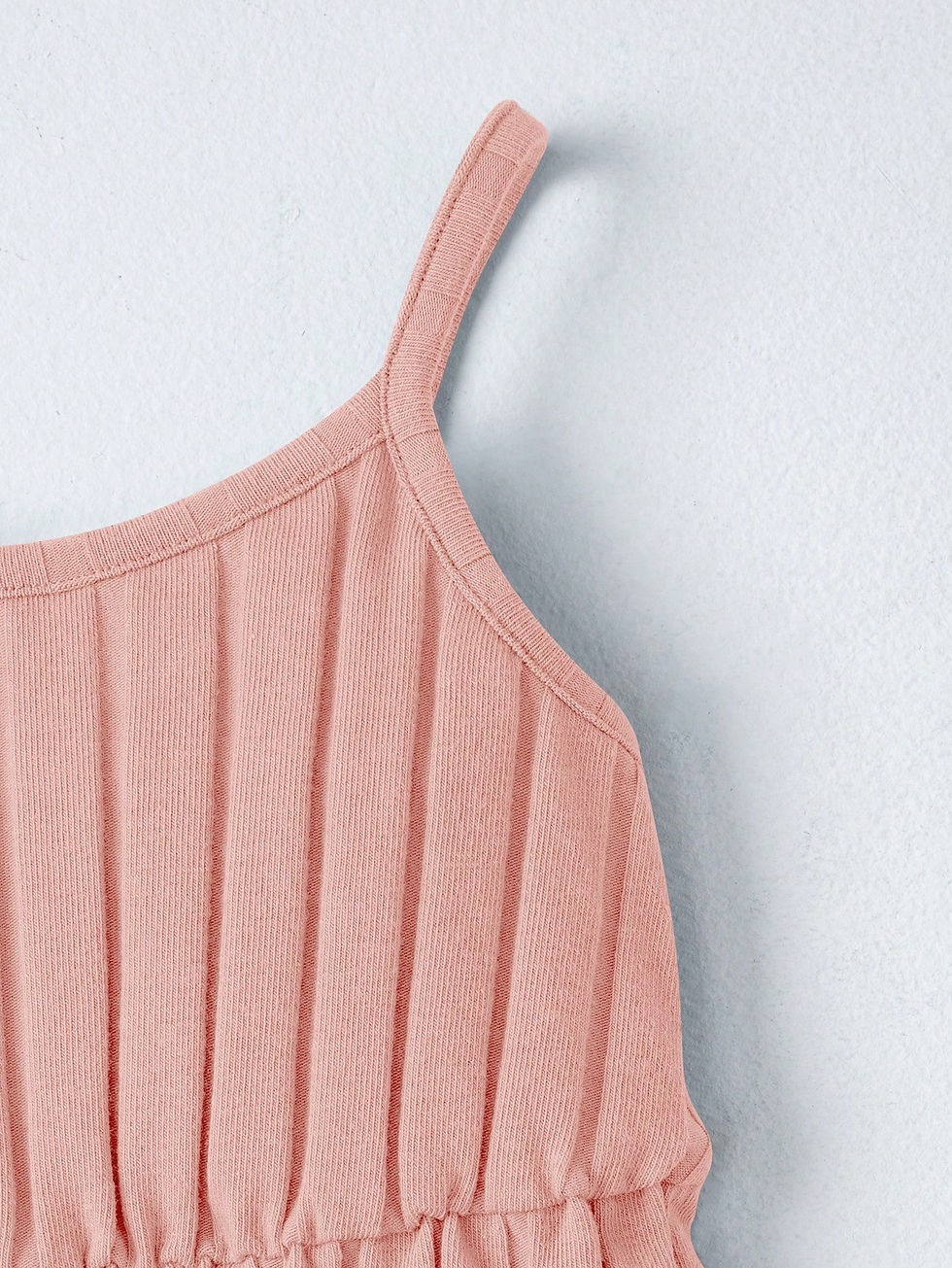 Thumbnail: SHEIN Baby Girl Solid Cami Romper