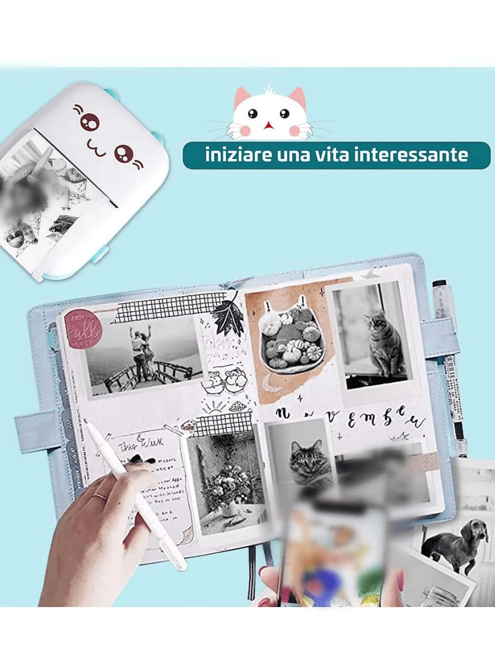 Thumbnail: 5 Rolls Printing Paper Compatible With Mini Printer