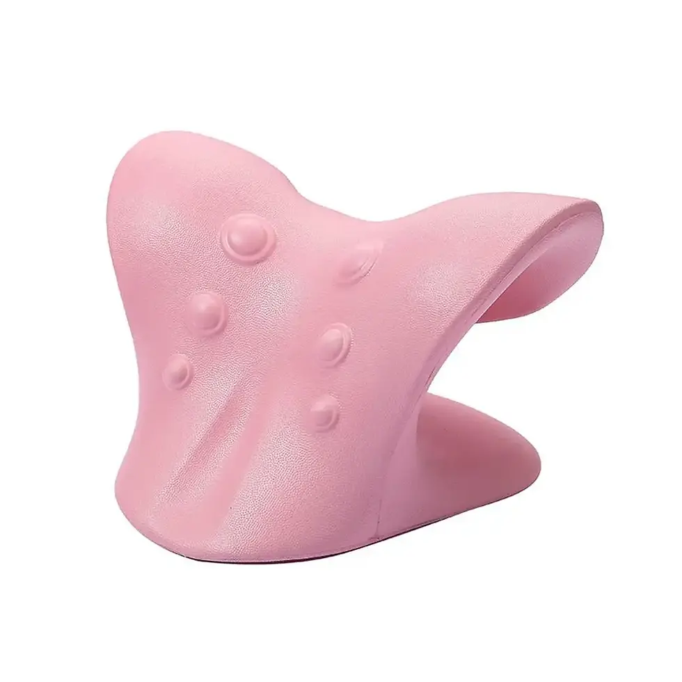 Thumbnail: Neck Shoulder Stretcher Device Pillow for Pain Relief Cervical Spine Alignment