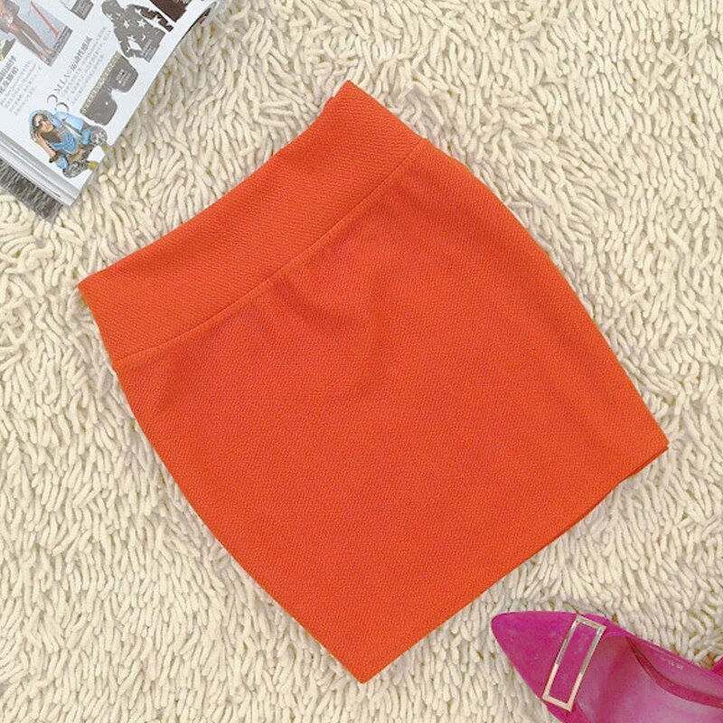Thumbnail: Black Micro Mini Skirts/ Casual Package Hip Above Knee Short Skirts