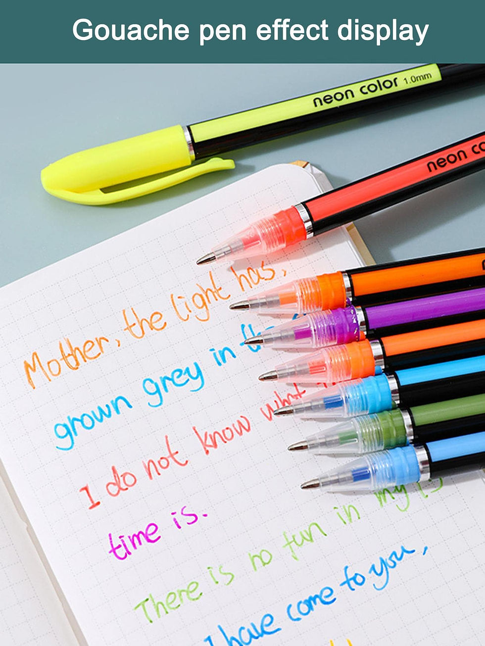 Thumbnail: 1set Glitter Gel Pens In 12/18/24/36/48/60 Colors