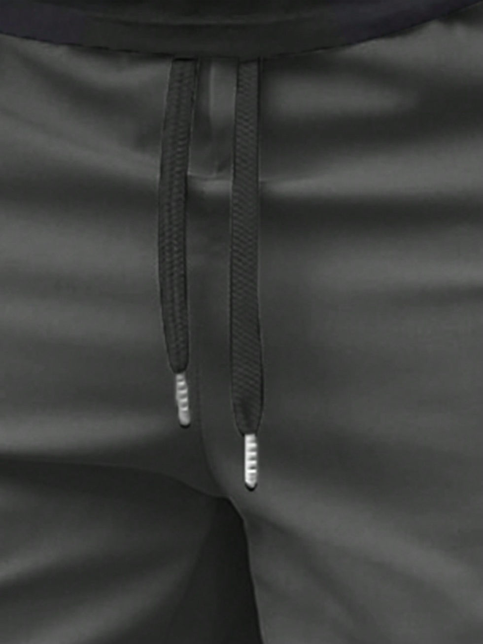 Thumbnail: Manfinity Loose Fit Men's Letter Patched Drawstring Waist Shorts