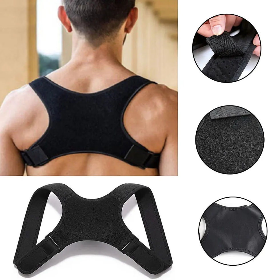 Adjustable Back Posture Corrector Neck Back Support Belt Spine Shoulder