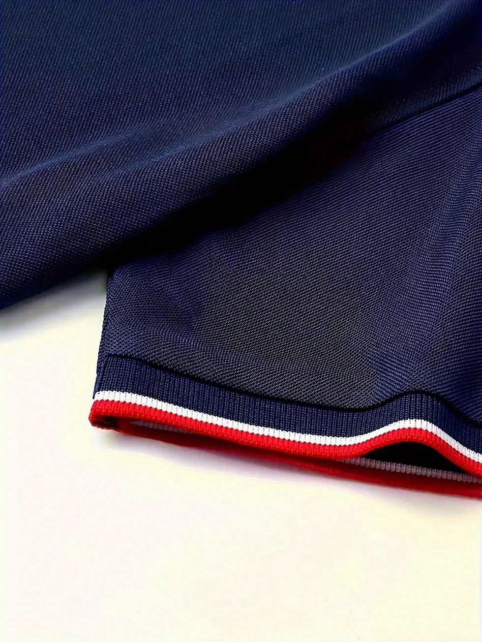 Thumbnail: Men's Short Sleeve Polo Shirt With Letter Pattern Print