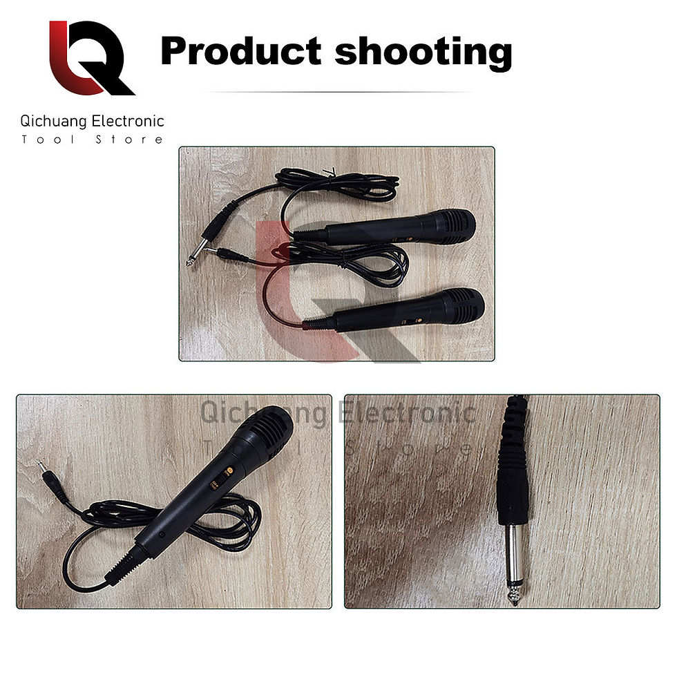 Thumbnail: Bluetooth Speaker Wired Mic Karaoke Mic Shockproof Head Built-in Anti-noise