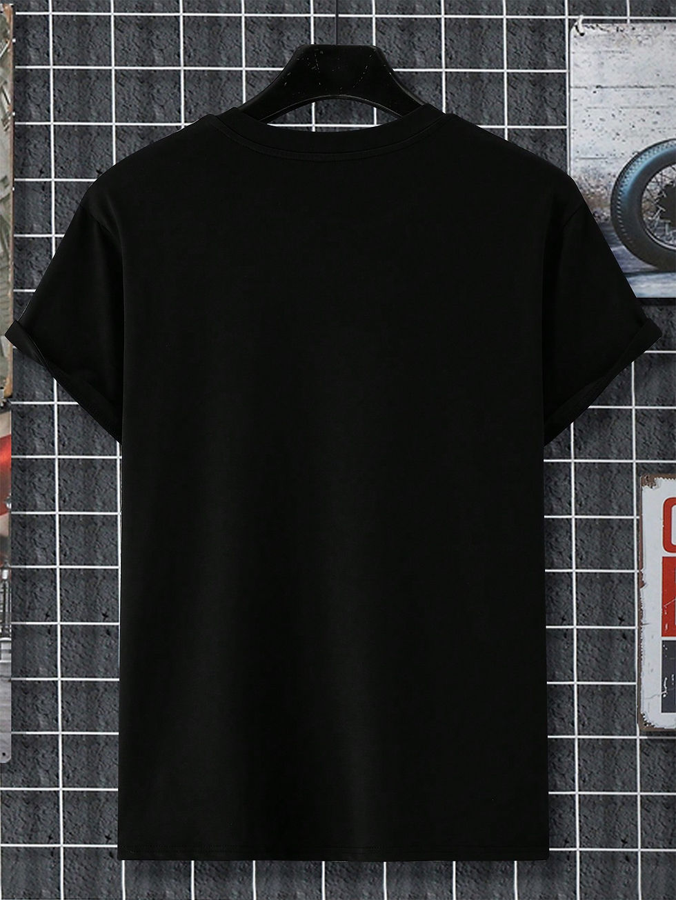 Thumbnail: Manfinity Hypemode Men's Random Tie-Dyeing Gradient Letter Print Short Sleeve T