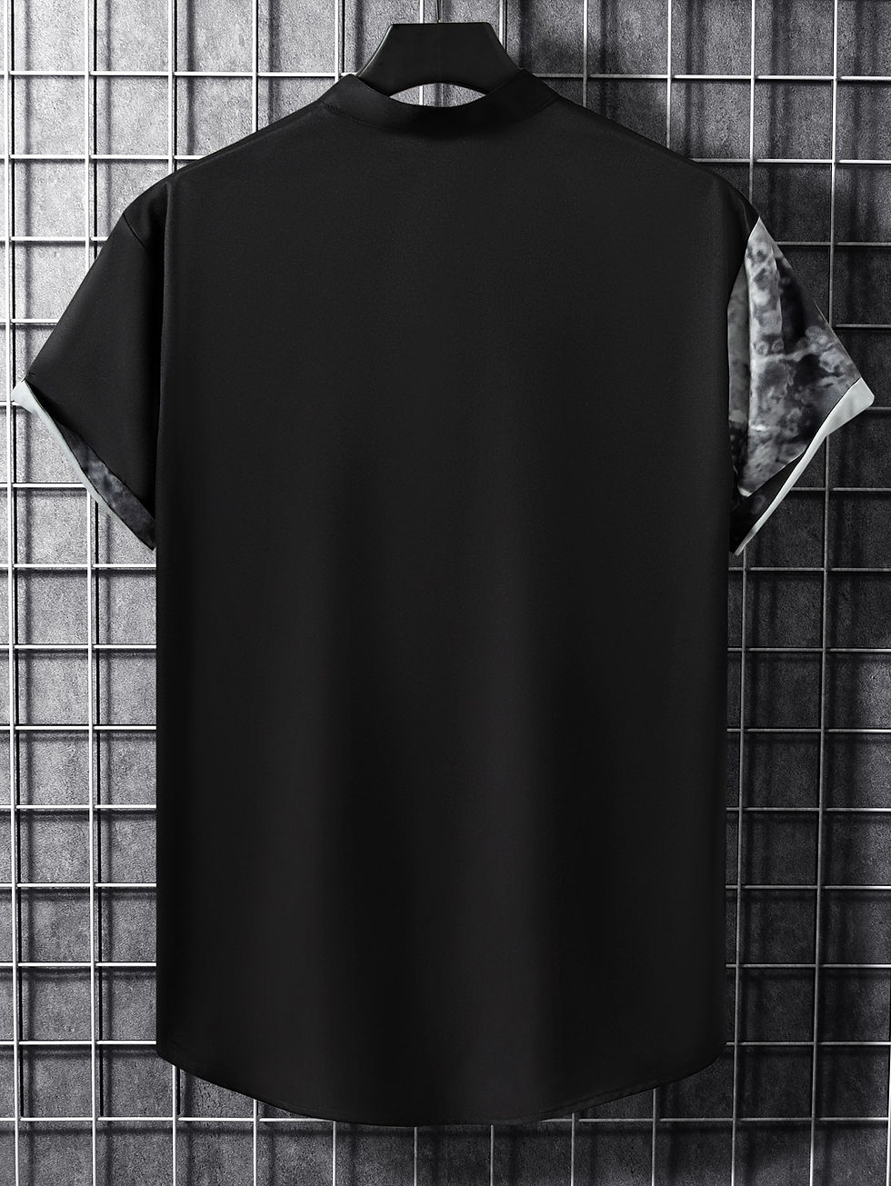 Thumbnail: Manfinity RSRT Men Plants Print Button Up Shirt Without Tee