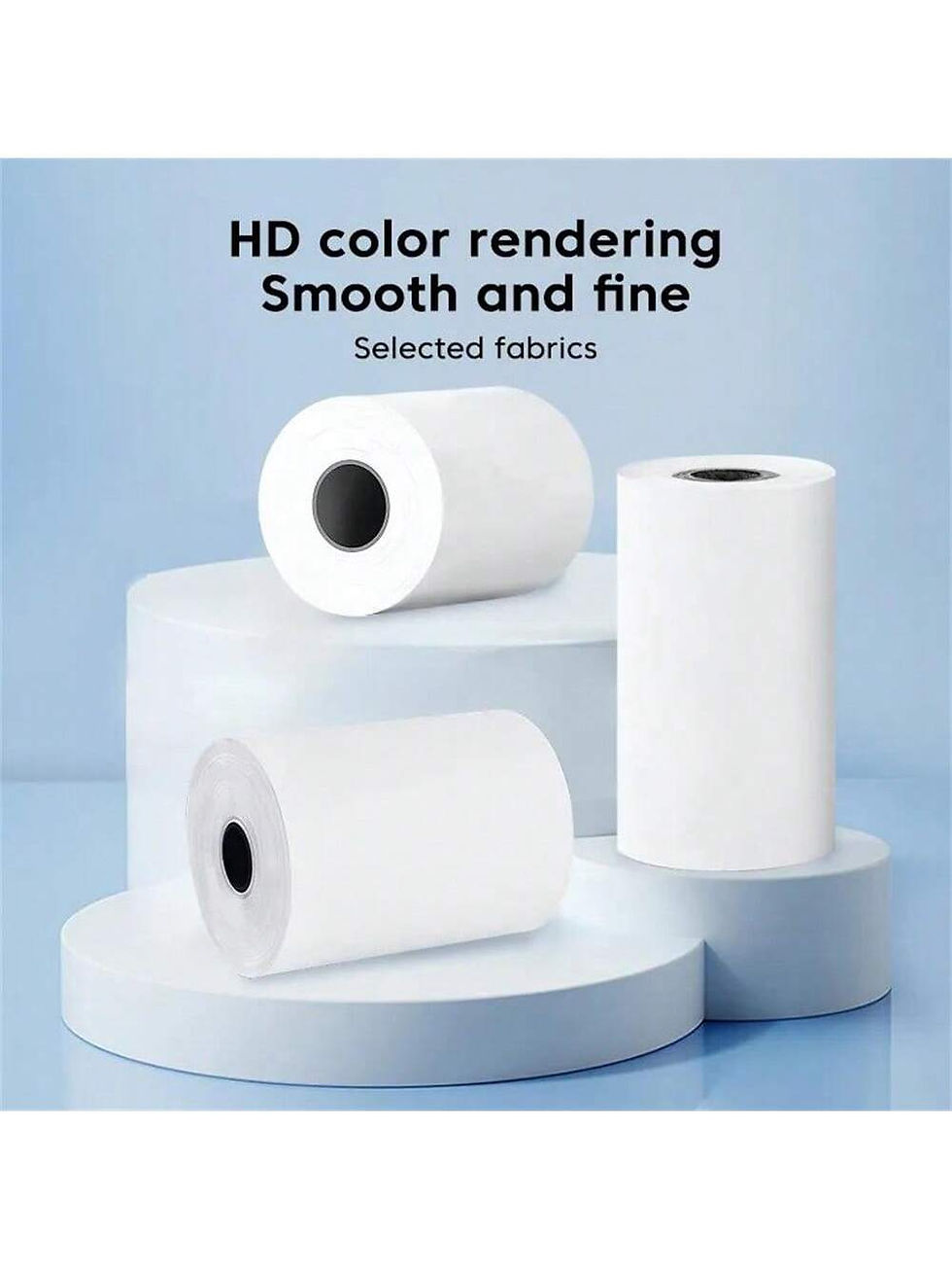 Thumbnail: 3 PCS Color Printing Paper Mini Printer Thermal Paper Colorful Adhesive Self-ad