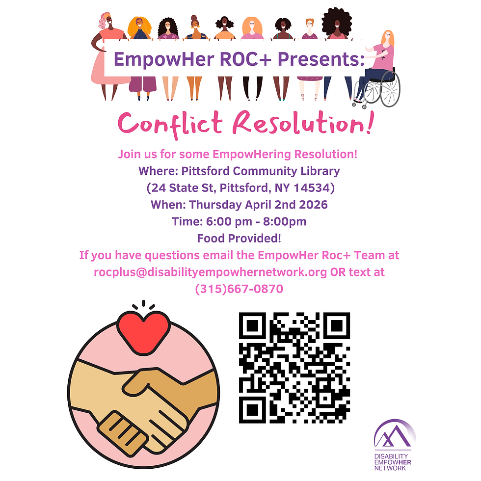 EmpowHer ROC+ Presents: Conflict Resolution!