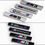 Thumbnail: BMW M Performance Metallic Chrome Edge Side Stick On Decal Badge (7.5x1.5cm)