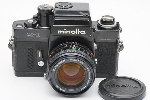 Minolta X-1 (AE-S Finder) Film SLR Black (used) | blackmarketcamera