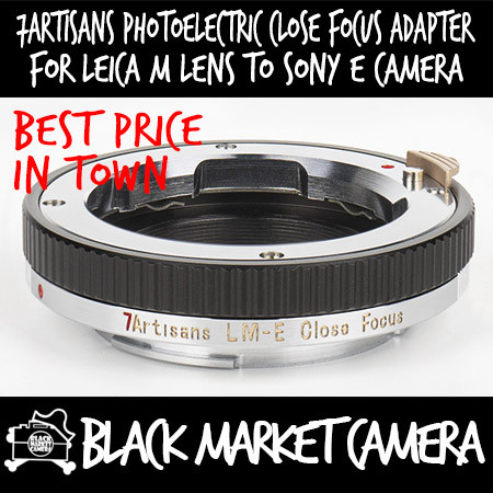 7artisans Close Focus Adapter for Leica M Lens to Sony E Camera