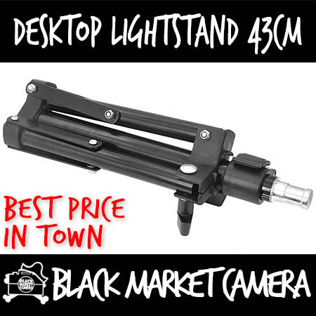 Desktop Compact Foldable Lightweight Lightstand Tripod 43cm