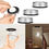 Thumbnail: Stick On Portable Tap On Off Touch 3 LED Lamp Battery Operated Wardrobe Light