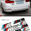 Thumbnail: BMW M5 Logo Stick On Decal Badge Label Metallic Sporty Car Emblem