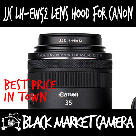 JJC LH-EW52 Hood for Canon RF 35mm F1.8 Macro IS STM (EW-52)