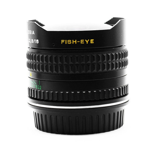 ZENITAR-M16mm F2.8 FISH EYE M42 中古実用品