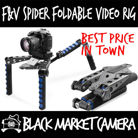 F&V Spider Foldable Portable Shoulder Mount DSLR/Videocam Video
