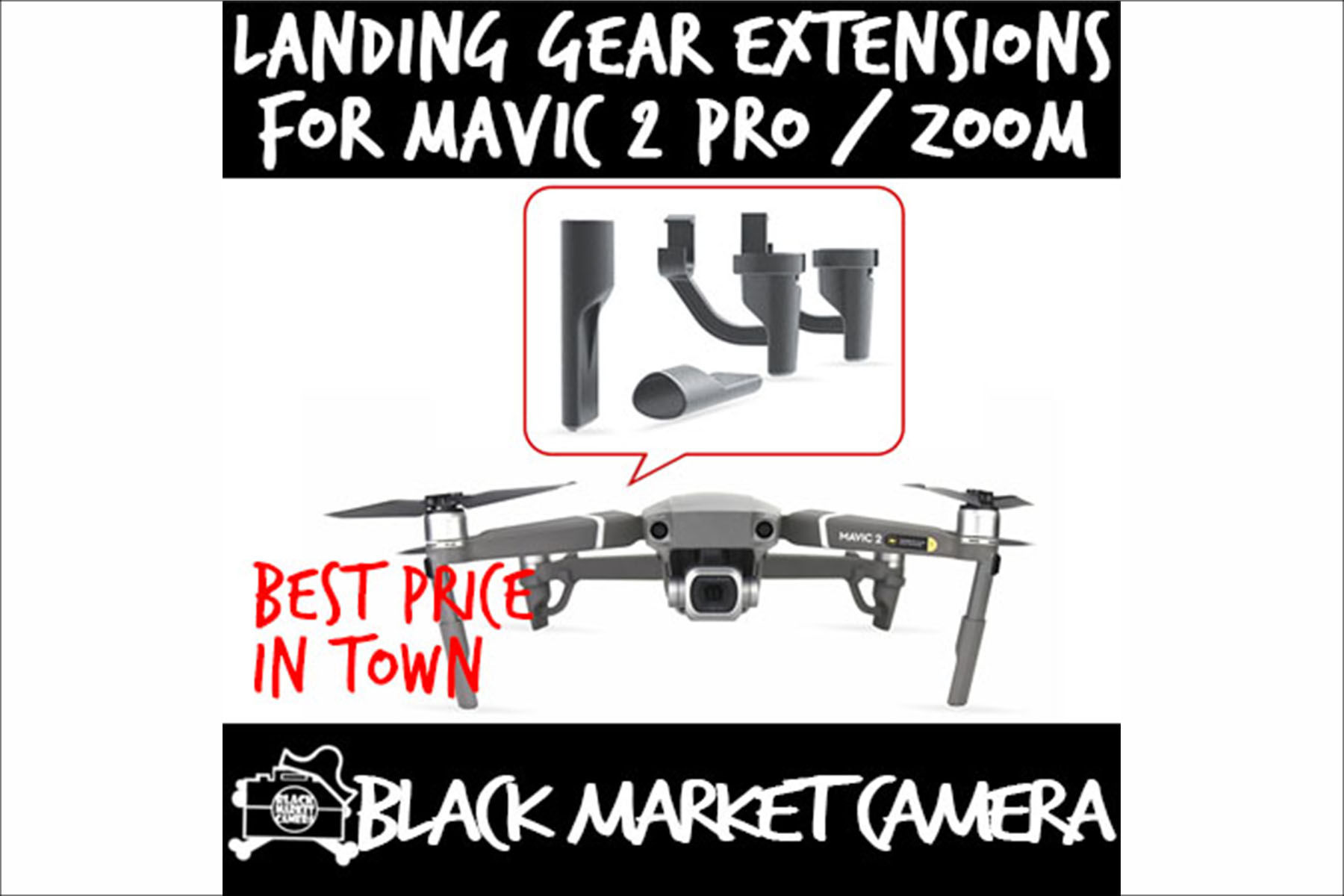 OEM Protective Landing Gear Extension for MAVIC 2 Pro/Zoom