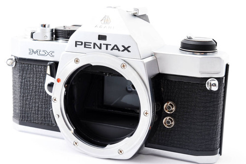Pentax MX K Mount Film SLR Chrome/Silver (Used) blackmarketcamera