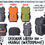 Thumbnail: Caseman Libero Series 100  Waterproof Camera Backpack - Orange