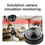 Thumbnail: Dummy Fake Surveillance CCTV Security Dome Camera With Flashing IR Red LED