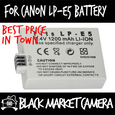 For Canon LP-E5 3rd Party Replacement Battery