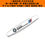 Thumbnail: Metallic BMW Chrome Car Decal Stick On Badge Emblem 100x18mm (1 Pair)