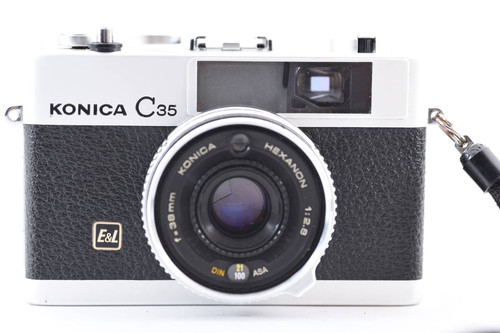 Konica C35 E&L/V Compact Film Rangefinder Silver (used
