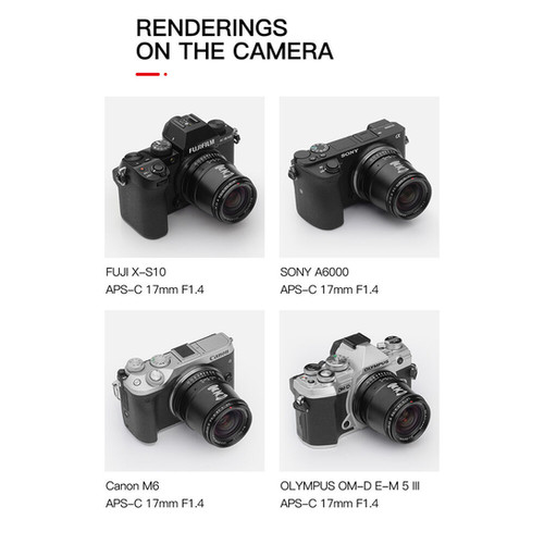 TTArtisan 17mm Black APSC Canon EOS R Mount blackmarketcamera