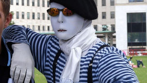 'Foreign actors' at RAF Fairford revealed as 'French mimes'