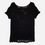 תמונה ממוזערת: H & M Black Crocheted Shirt - Size M/L