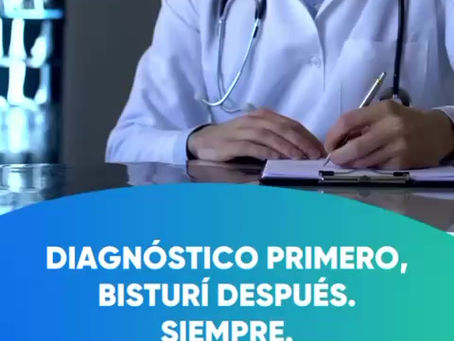 Diagnostico primero,bisturí después. SIempre. |Cirujano Oncólogo| Dr. Franco Krakaur.