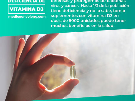 "Deficiencia Vitamina D3"/ Dr. Franco Krakaur/ Cirujano OncólogoÂ