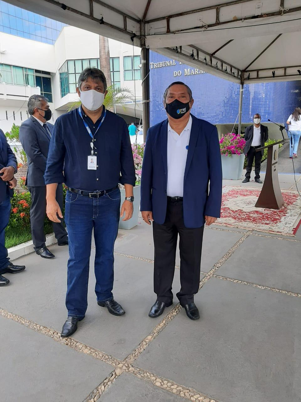 Foto / Divulgação: O Presidente da Equatorial MA, Augusto Dantas e o Presidente do TRE MA, Tyrone Silva acompanharam de perto as Eleições 2020