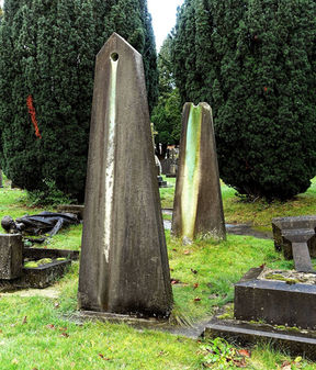 The story of Bernard and Mary Evans final resting place
