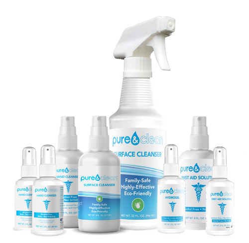 Your Ultimate Defense Against Viruses, Bacteria, Mold, and Mildew. These hospital grade disinfectant cleaners, with stabilized chlorine dioxide, effectively kills threats while being gentle on skin. Replace harmful chemicals with Goldshield's one-product solution, with total protection against allergens, odors, and more. From odor & allergen elimination to HVAC sanitization. Proven to kill bacteria including E. coli, Salmonella, and Listeria. With EPA approval against SARS-CoV-2 or COVID 19.