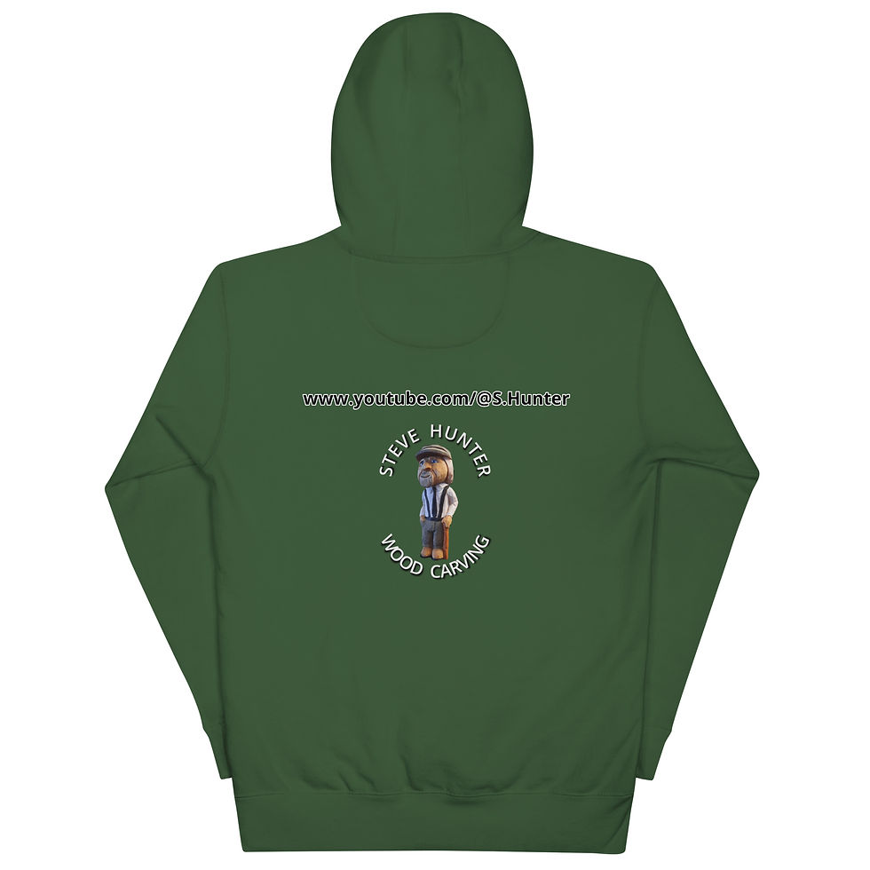 Thumbnail: Be Awesome Learn to Carve - Unisex Hoodie