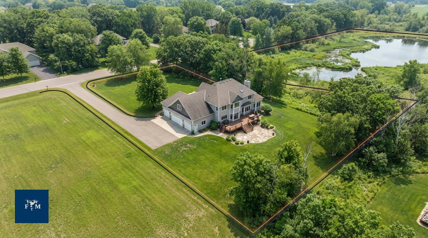 Drone Property Boundary Video Visualizing Lot Lines For Real Estate In 2026